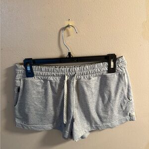 Vuori Light Gray Women's Athletic Shorts